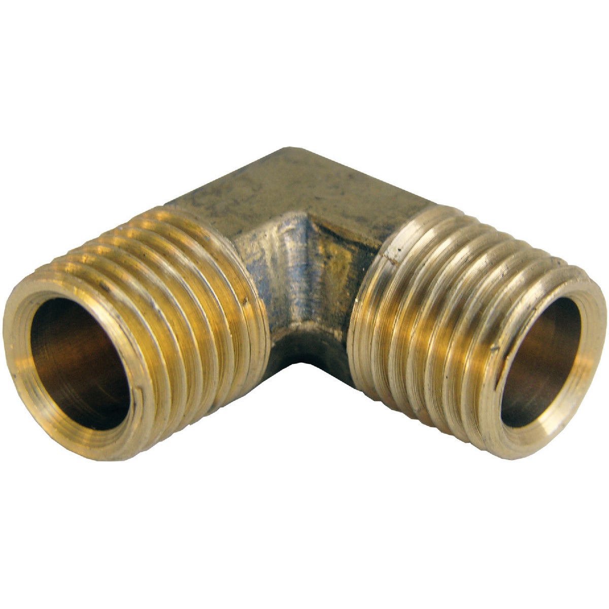 Lasco 1/4 In. MPT x 1/4 In. MPT 90 Deg. Brass Elbow (1/4 Bend)