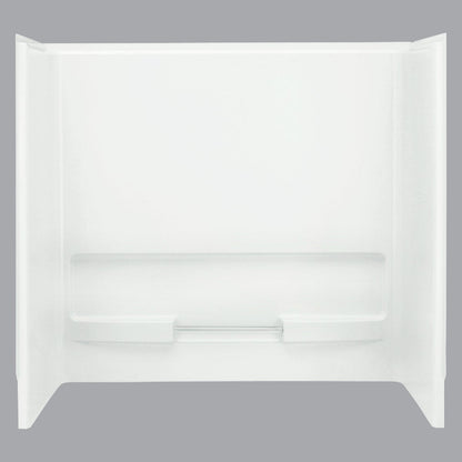 Sterling Advantage 6103 Series 3-Piece 72 In. H Tub Wall Kit in White