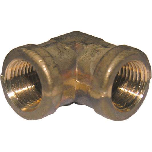 Lasco 1/8 In. FPT X 1/8 In. FPT 90 Deg. Brass Elbow (1/4 Bend)