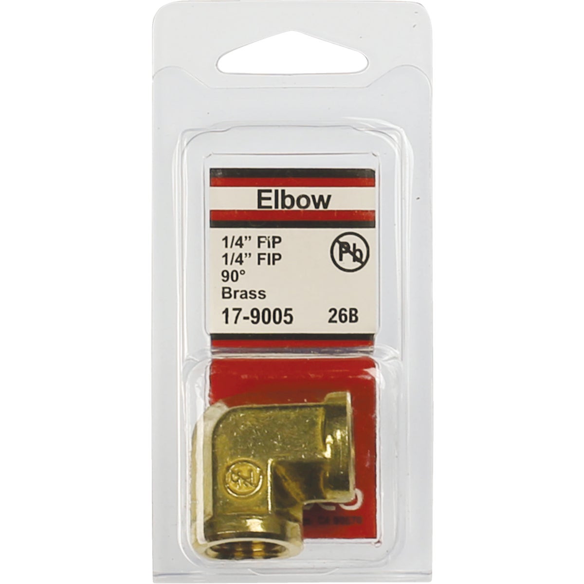 Lasco 1/4 In. FPT X 1/4 In. FPT 90 Deg. Brass Elbow (1/4 Bend)