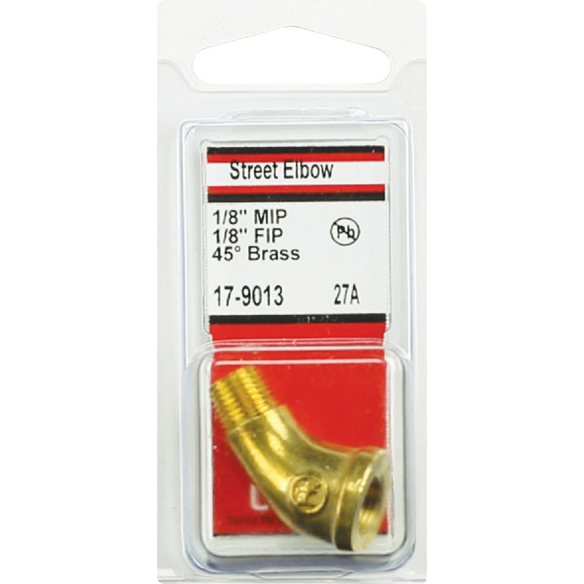 Lasco 1/8 In. FPT x 1/8 In. MPT 45 Deg. Brass Street Elbow (1/8 Bend)