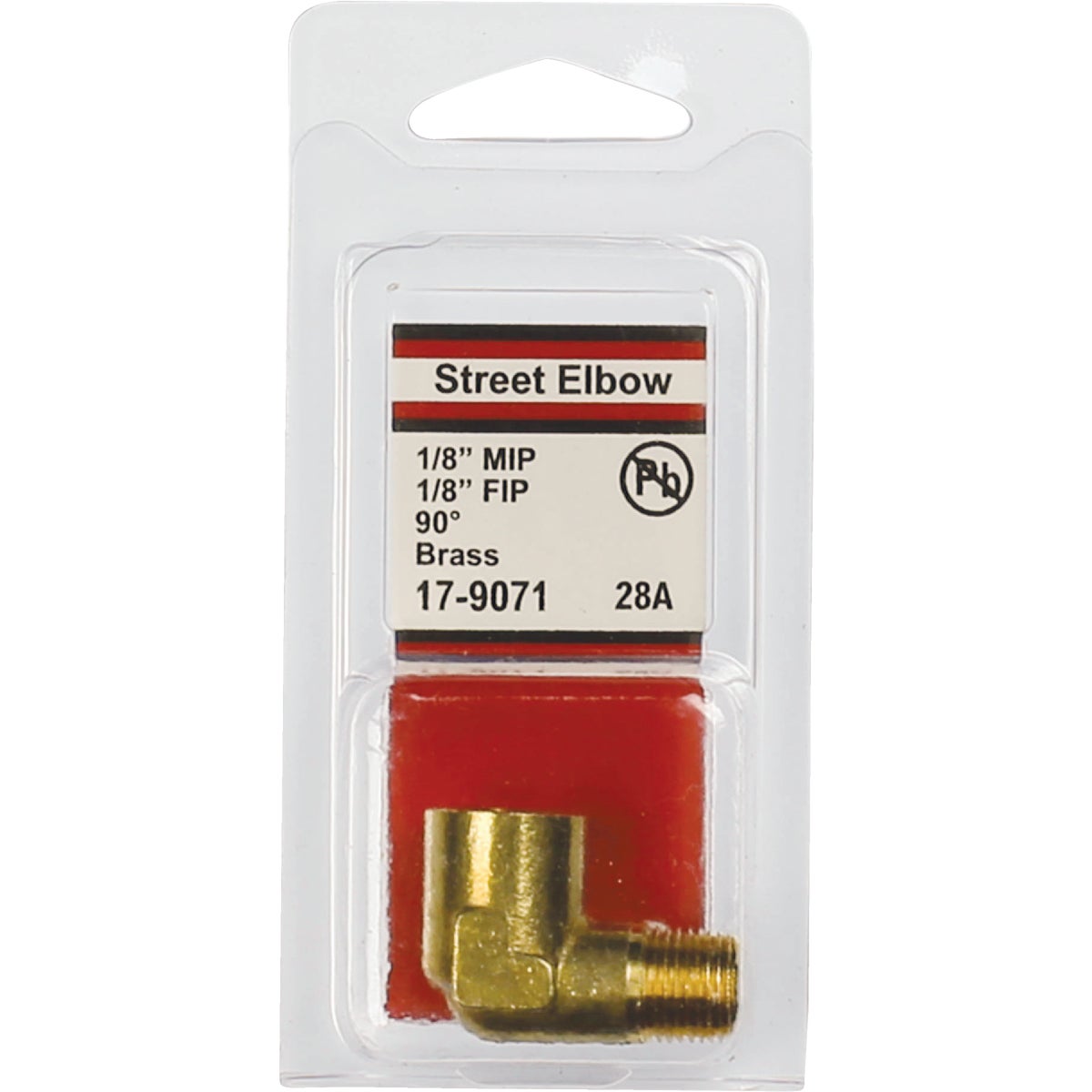 Lasco 1/8 In. FPT x 1/8 In. MPT 90 Deg. Street Brass Elbow (1/4 Bend)