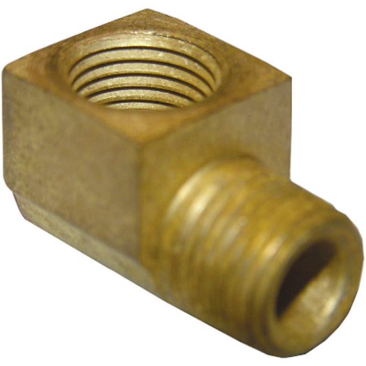 Lasco 1/4 In. FPT x 1/4 In. MPT 90 Deg. Street Brass Elbow (1/4 Bend)