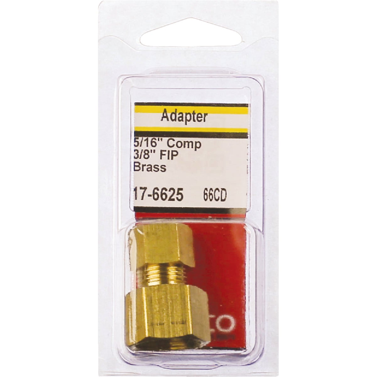 Lasco 5/16 In. C x 3/8 In. FPT Brass Compression Adapter