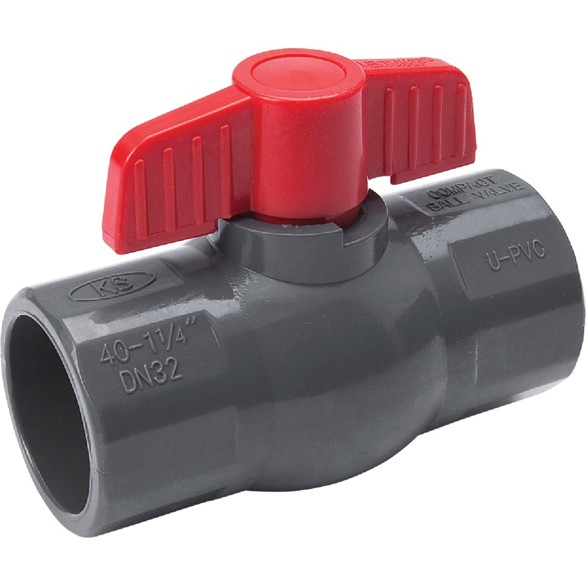 ProLine 1-1/4 In. S X 1/14 In. S PVC Quarter Turn Ball Valve