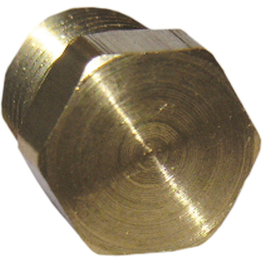 Lasco 1/8 In. MPT Brass Hex Head Plug