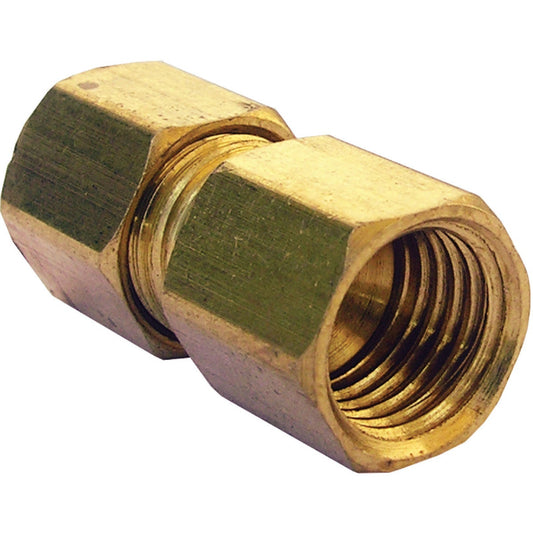 Lasco 1/4 In. F x 1/4 In. C Brass Flare Adapter