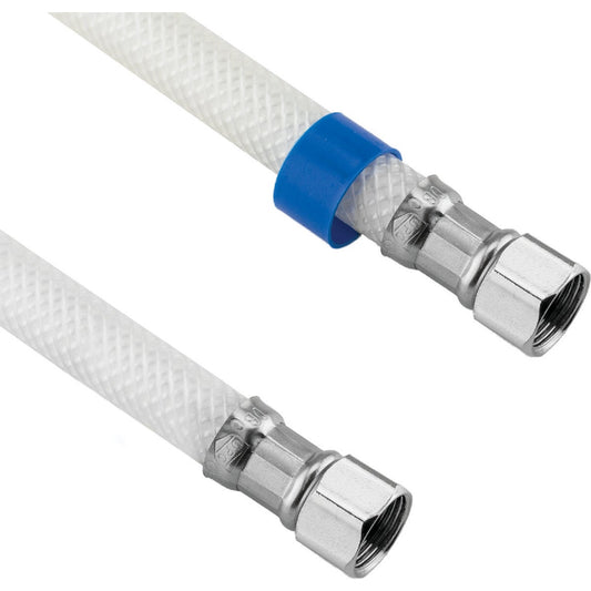 Lasco 3/8 In. C x 3/8 In. C x 48 In. L Braided Poly Vinyl Appliance Water Connector