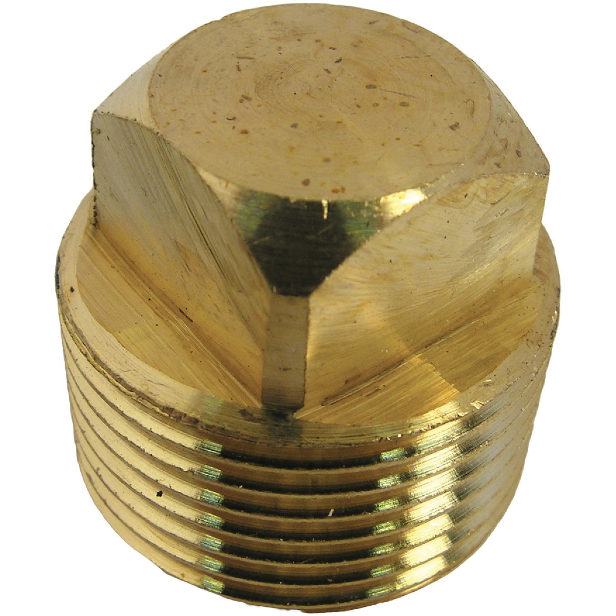 Lasco 3/4 In. MPT Brass Square Head Plug