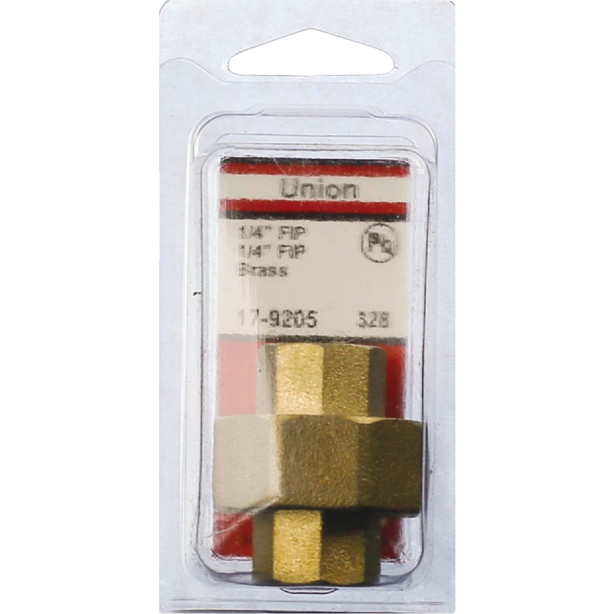 Lasco 1/4 In. FPT x 1/4 In. FPT Red Brass Threaded Union