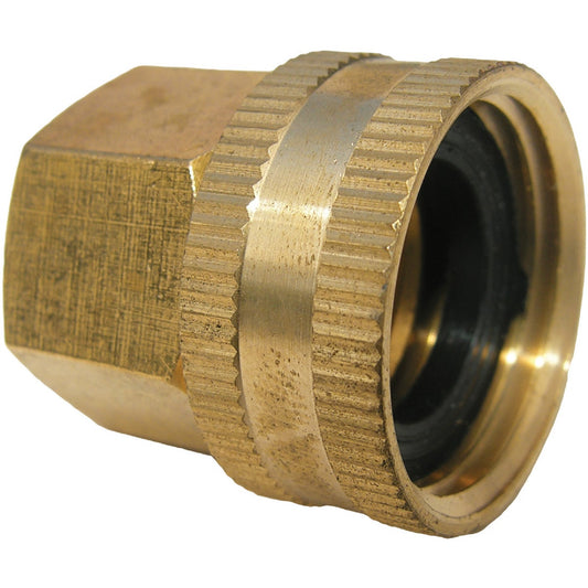 Lasco 3/4 In. FHT x 1/2 In. FPT Brass Adapter