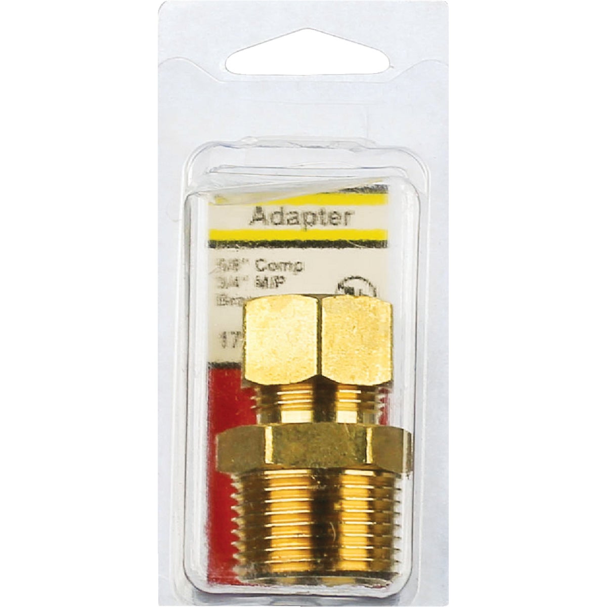 Lasco 5/8 In. C x 3/4 In. MPT Brass Compression Adapter