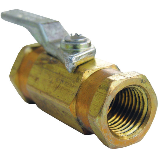 Lasco 1/4 In. FIP x 1/4 In. FIP Brass Threaded Ball Valve