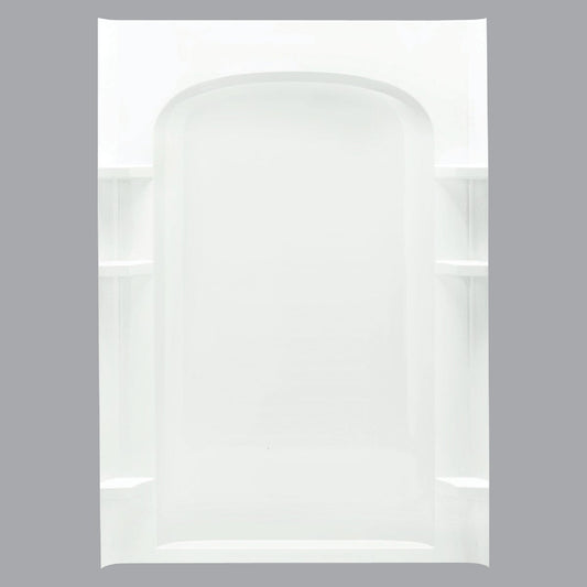 Sterling 48 In. W x 75-3/4 In. H White Vikrell Shower Back Wall