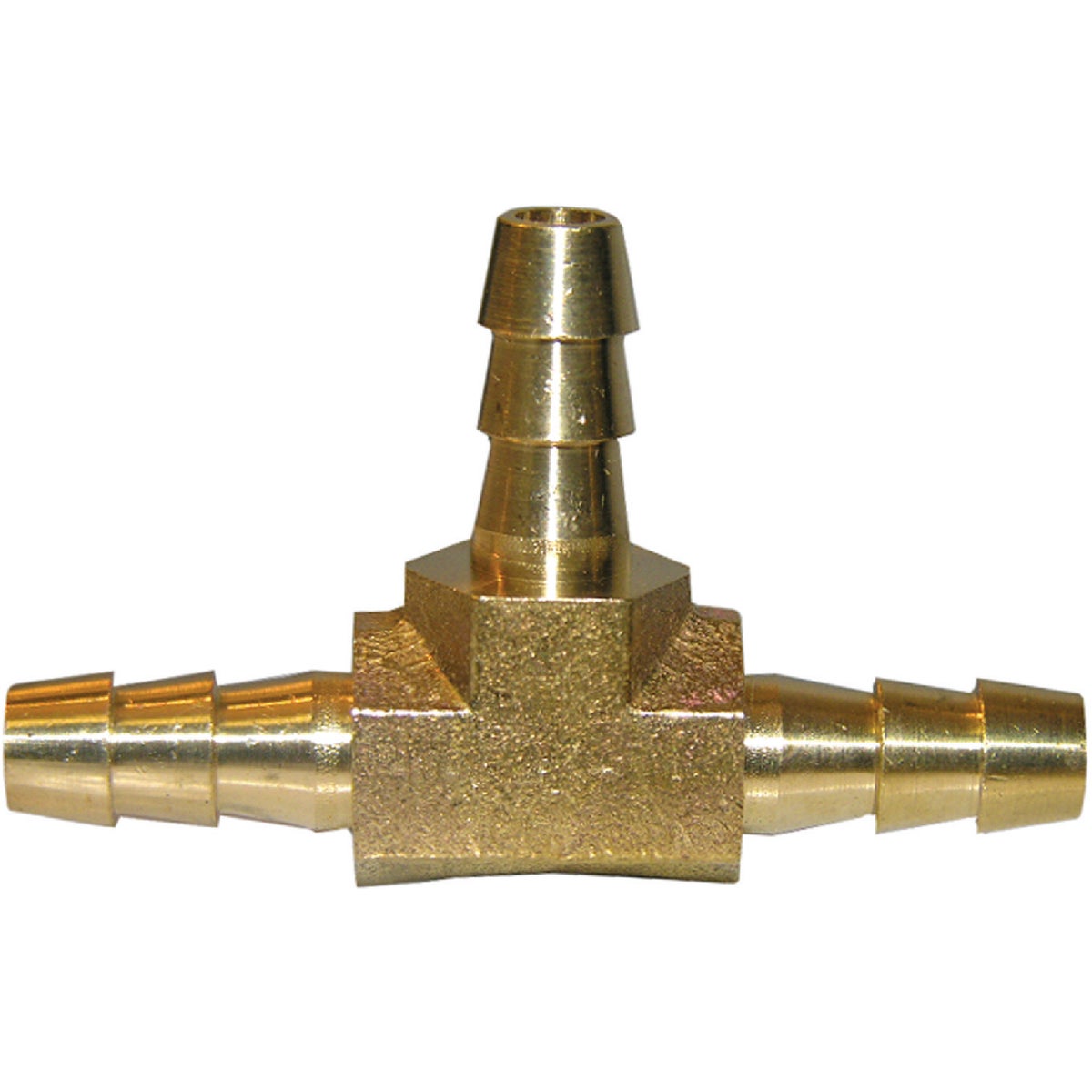 Lasco 1/4 In. Brass Hose Barb Insert Tee