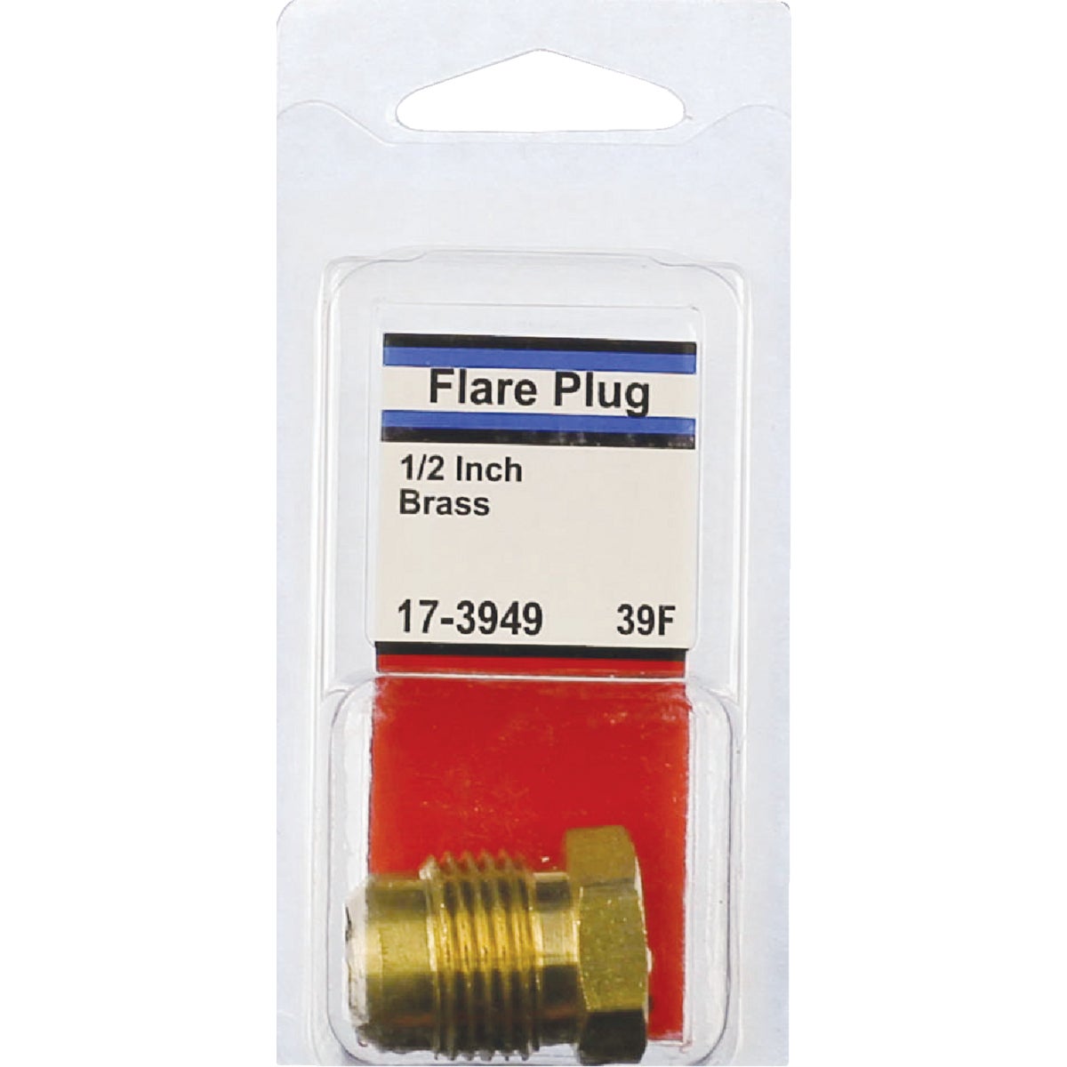 Lasco 1/2 In. Brass Flare Plug