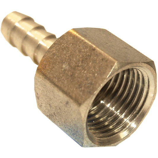 Lasco 1/8 In. FPT X 3/8 In. Brass Hose Barb Adapter