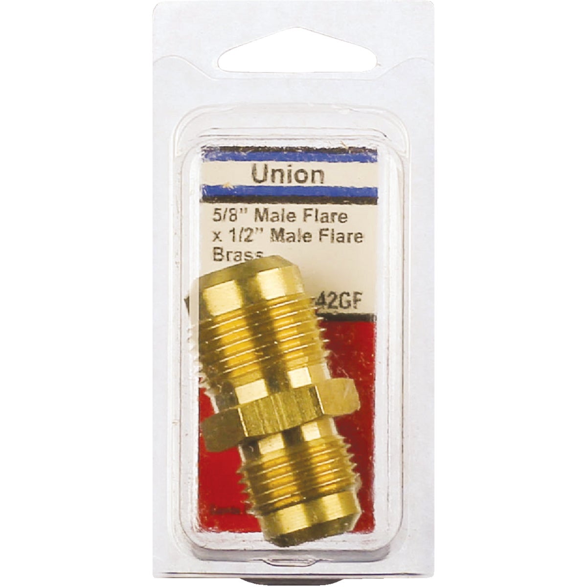 Lasco 5/8 In. x 1/2 In. Brass Reducing Flare Union