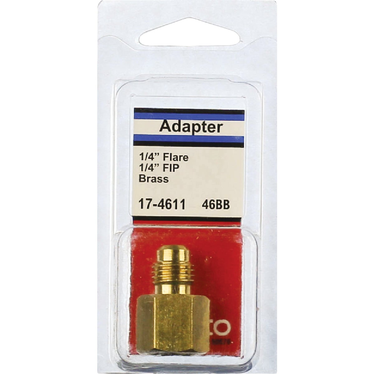 Lasco 1/4 In. M x 1/4 In. FPT Brass Flare Adapter