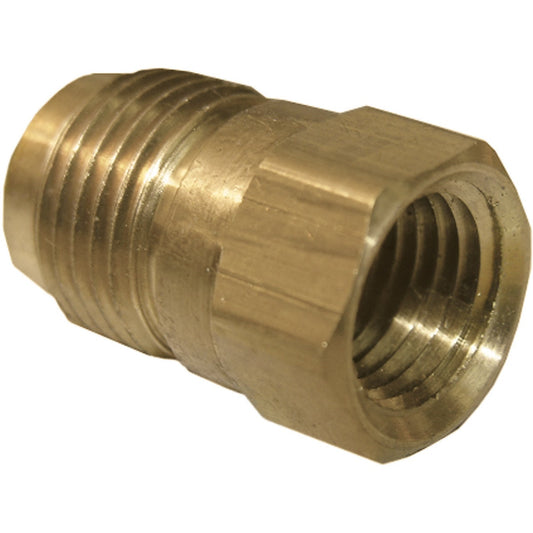 Lasco 3/8 In. M x 1/8 In. FPT Brass Flare Adapter