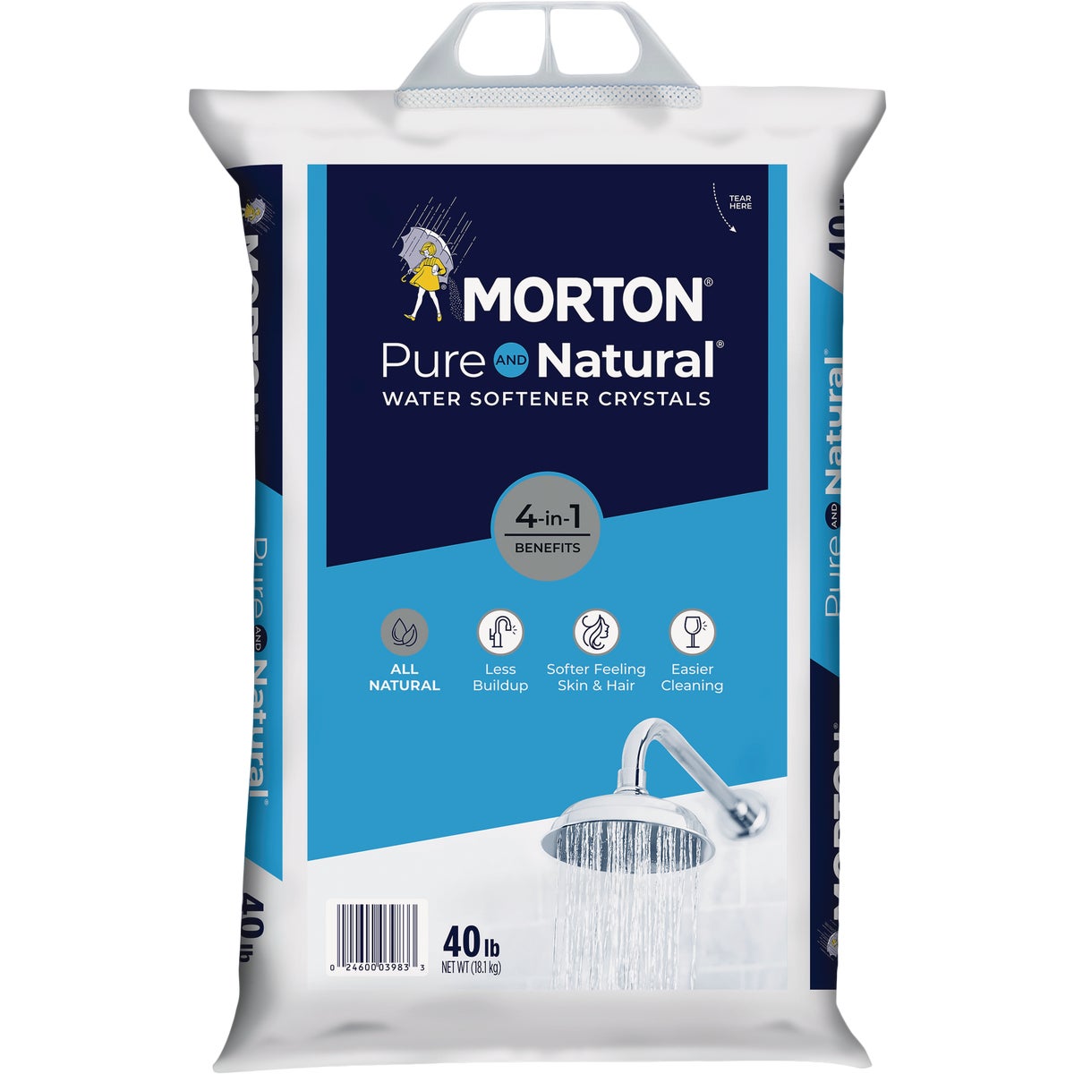 Morton 40 Lb. Water Softener Salt Crystals