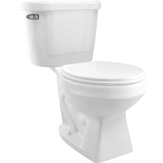 Cato Jazmin White Round Bowl 1.28 GPF Toilet-To-Go