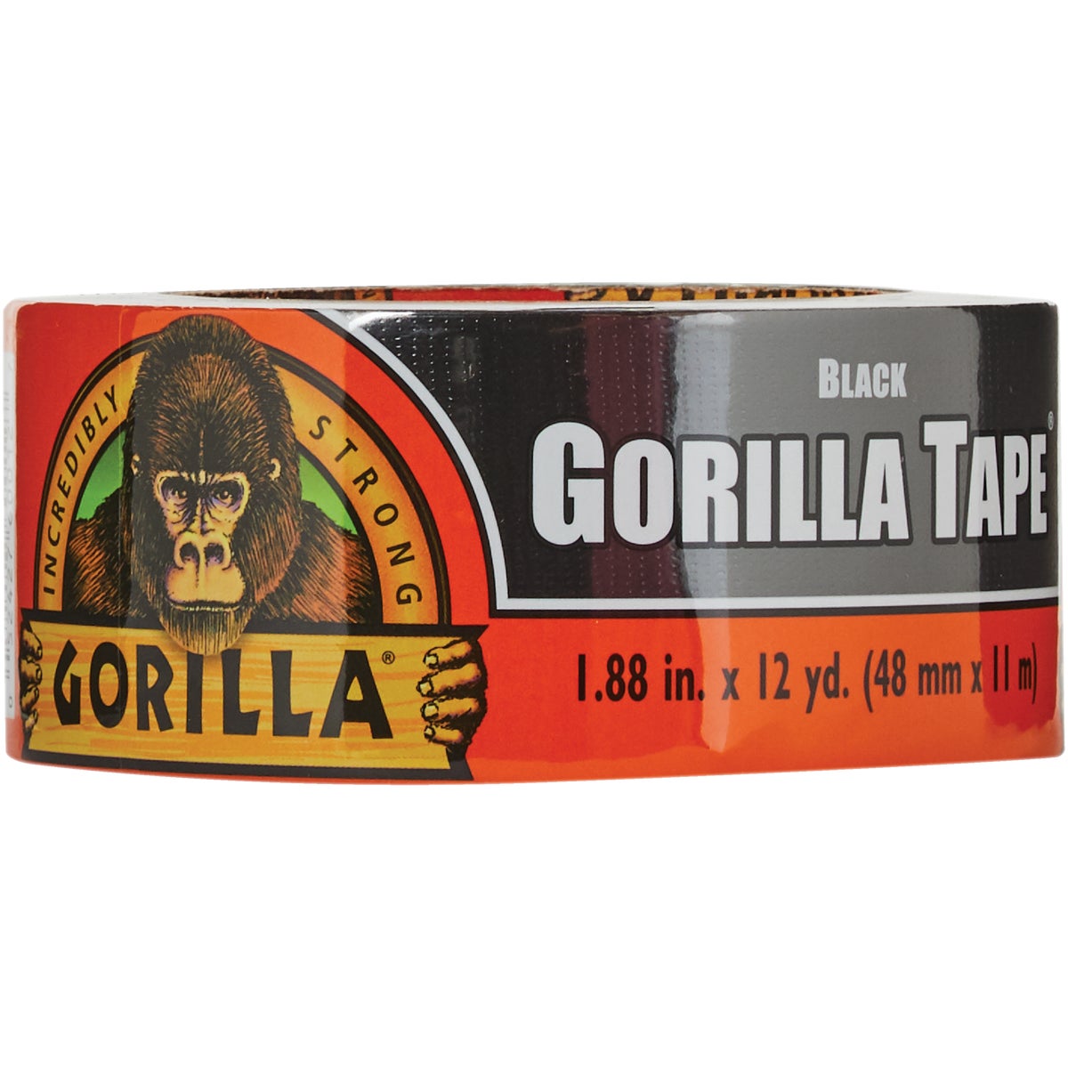 Gorilla 1.88 In. x 10 Yd. Heavy-Duty Duct Tape, Black