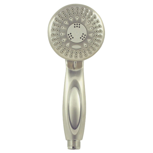 Waterpik PowerSpray 5-Spray 1.8 GPM Handheld Shower, Brushed Nickel