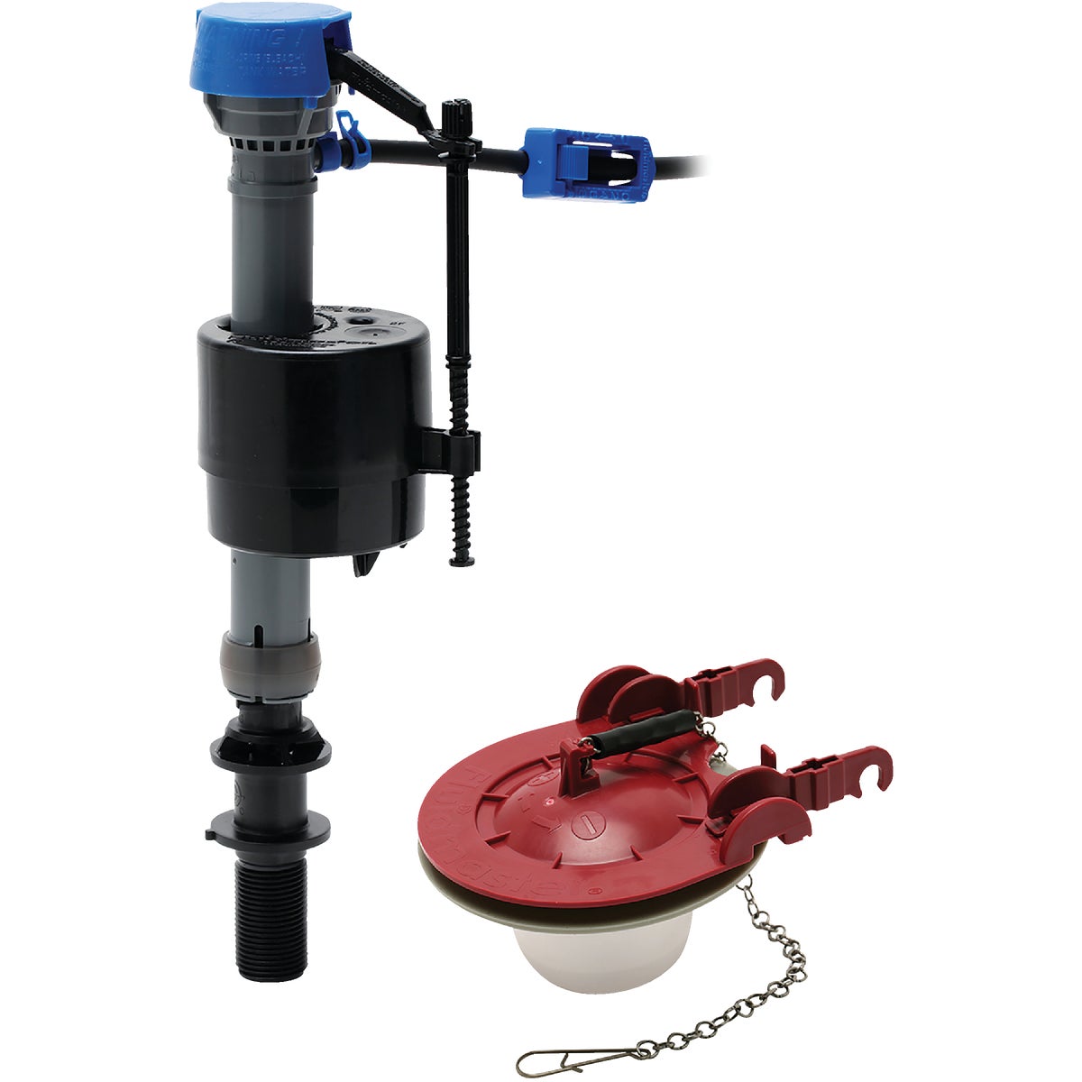 Fluidmaster PerforMAX Toilet Fill Valve & 3 In. Adjustable Flapper Toilet Repair Kit