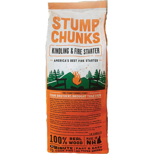 Stump Chunks 1.5 Cu. Ft. Kindling and Fire Starter