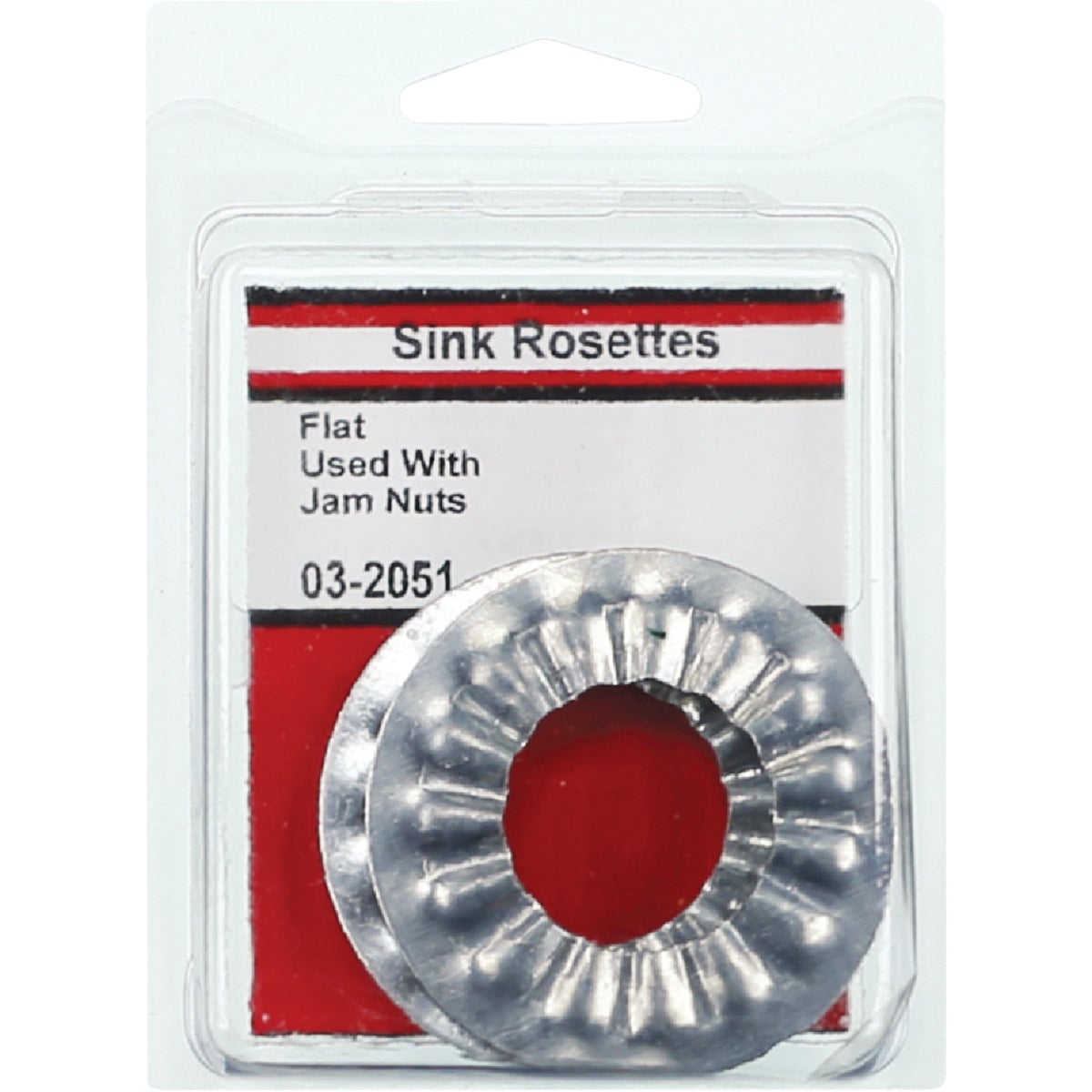 Lasco Flat Metal Rosette Washer