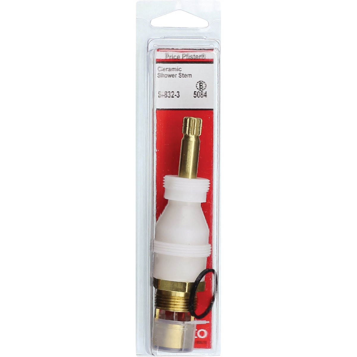 Lasco Price Pfister No. 5084 Hot/Cold Ceramic & Brass Bathtub Stem