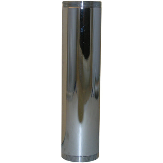 Lasco 1-1/2 In. x 12 In. Chrome Plated Threaded Tube