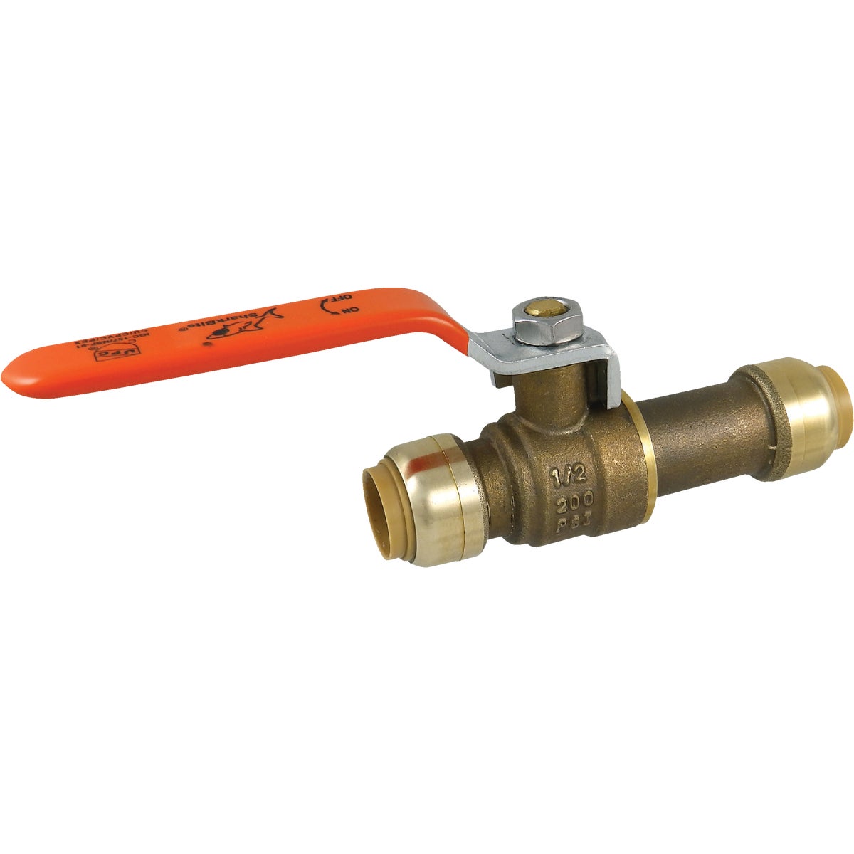 SharkBite 1/2 In. Brass Push-Fit Slip Ball Valve