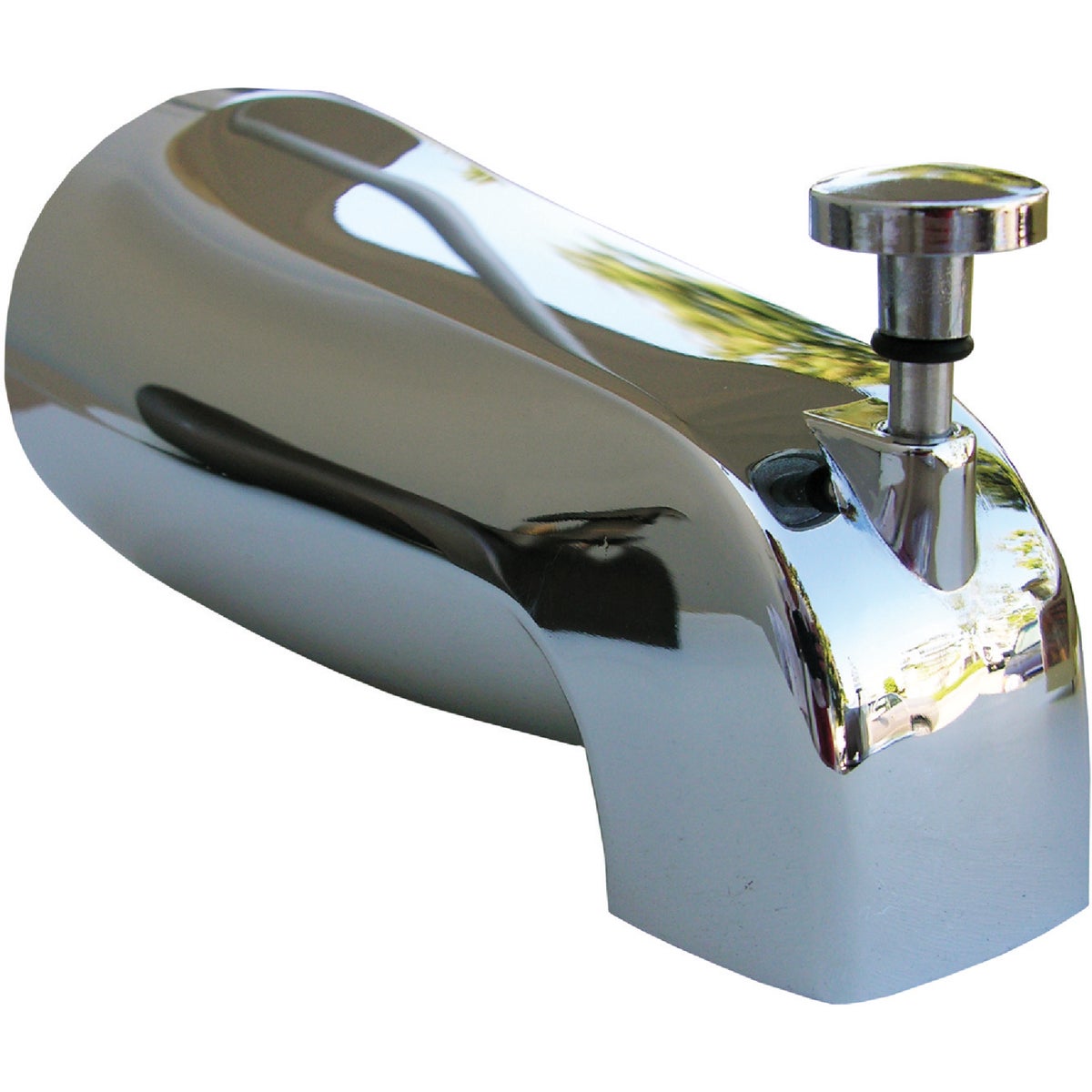 Lasco 4-Way Chrome Plated Bathtub Spout with Diverter