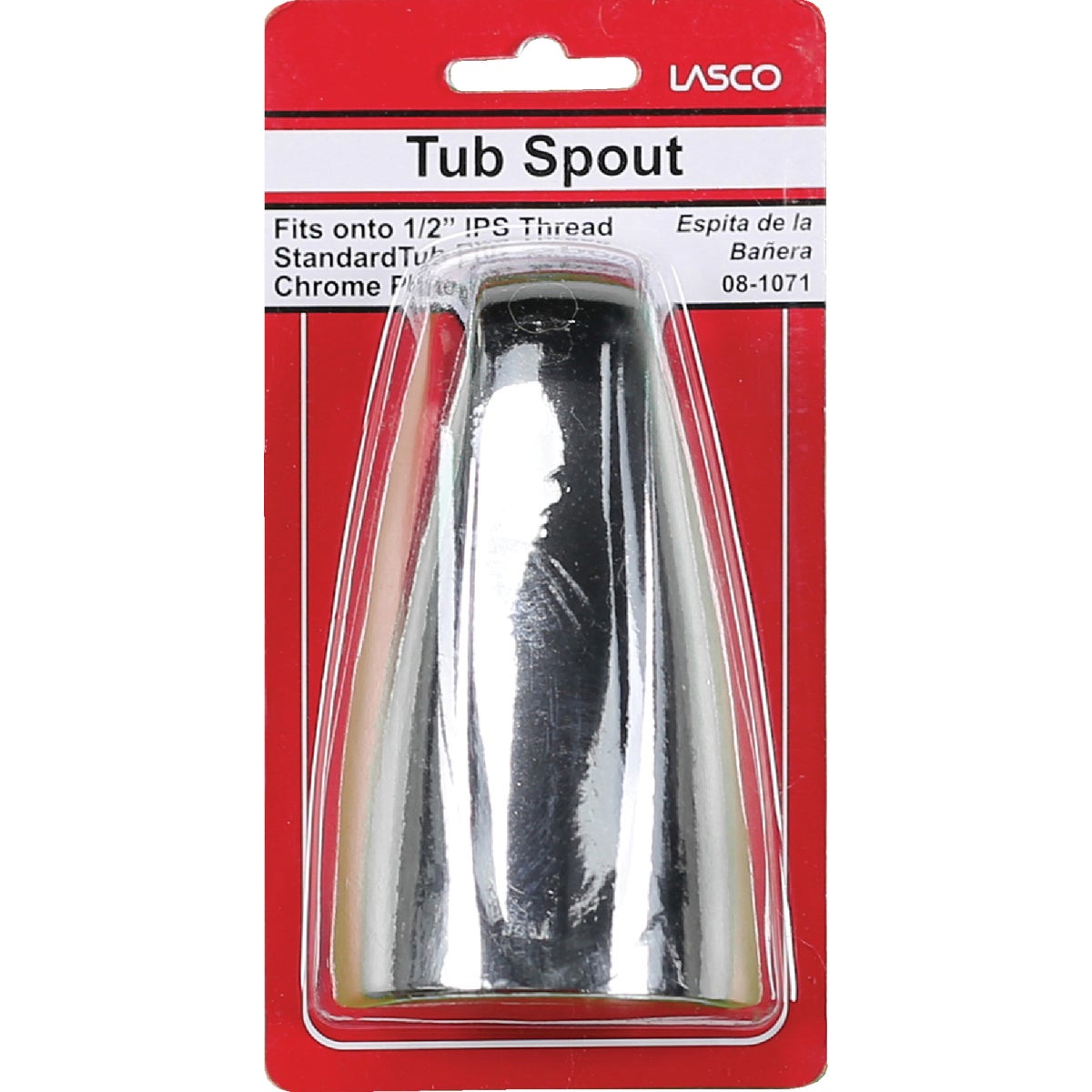 Lasco 1/2 In. FIP Chrome Bathtub Spout