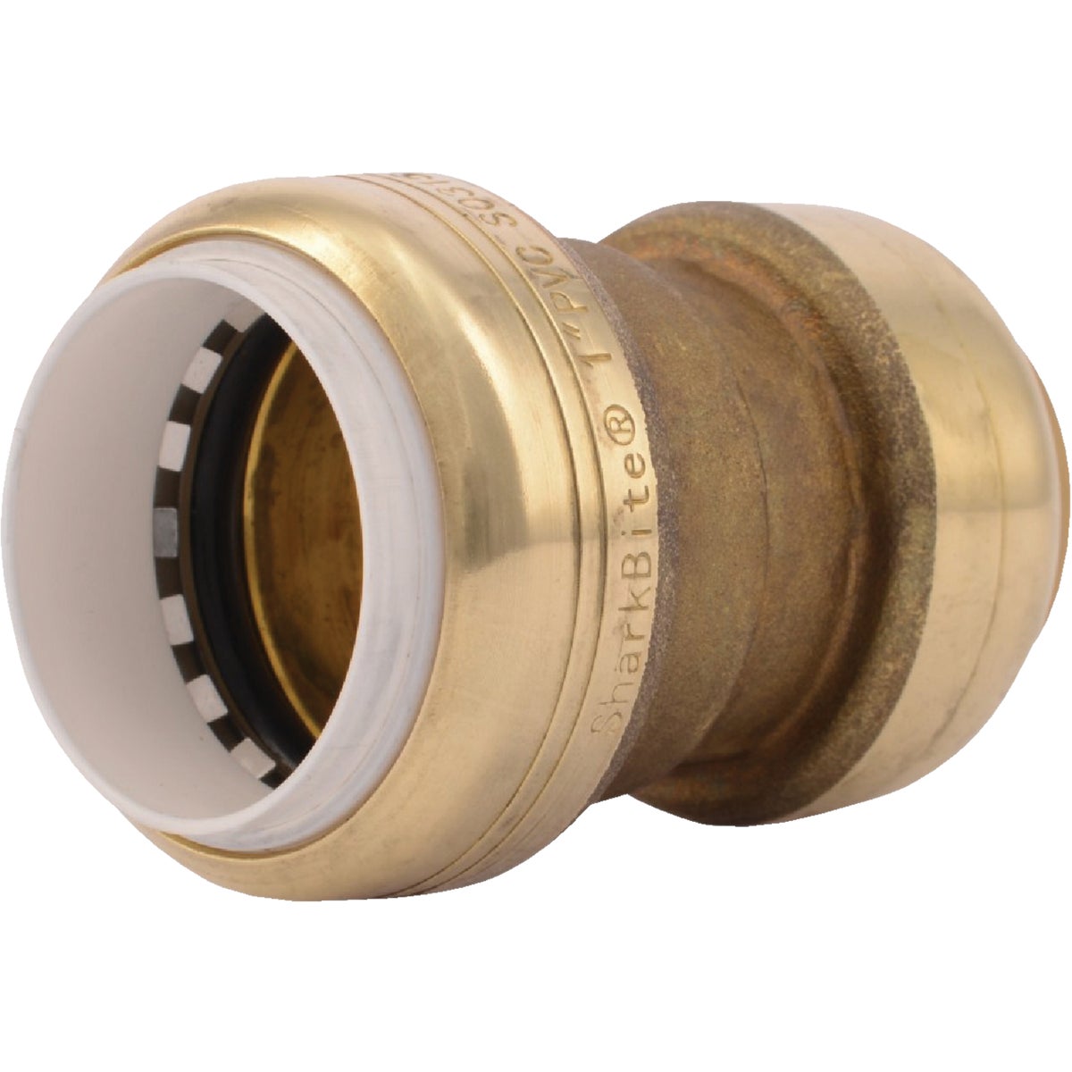 SharkBite 1 In. CTS X PVC Brass Push-to-Connect Coupling