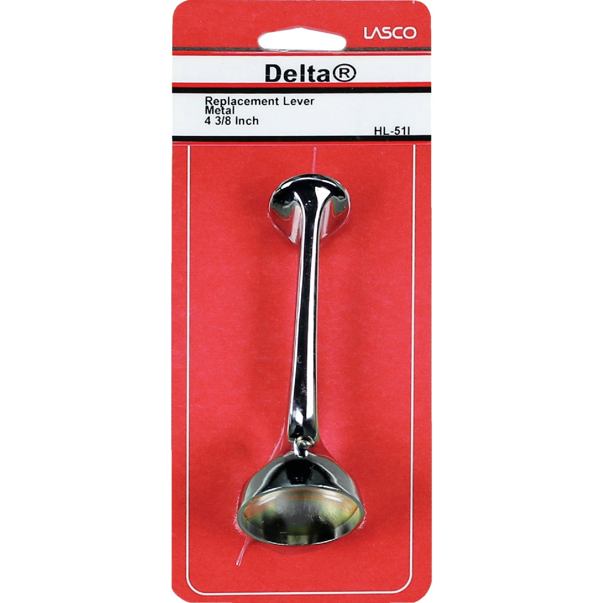 Lasco Delta Long Lever Chrome Tub & Shower Handle Kit