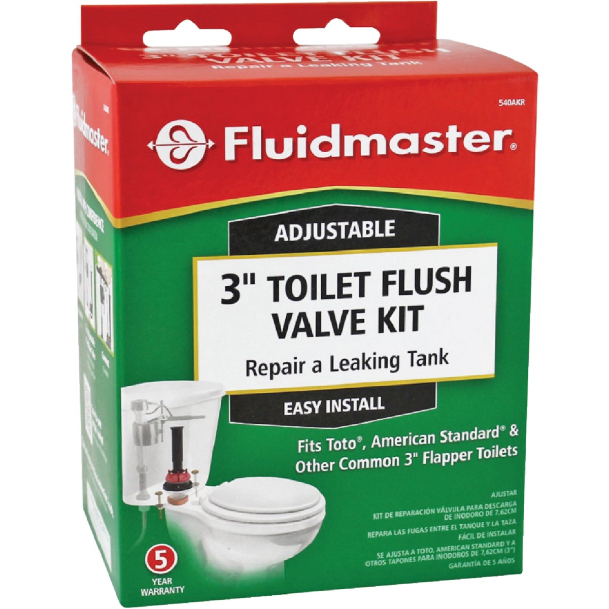 Fluidmaster Flush Valve Repair Kit for 3 In. HET Toilet