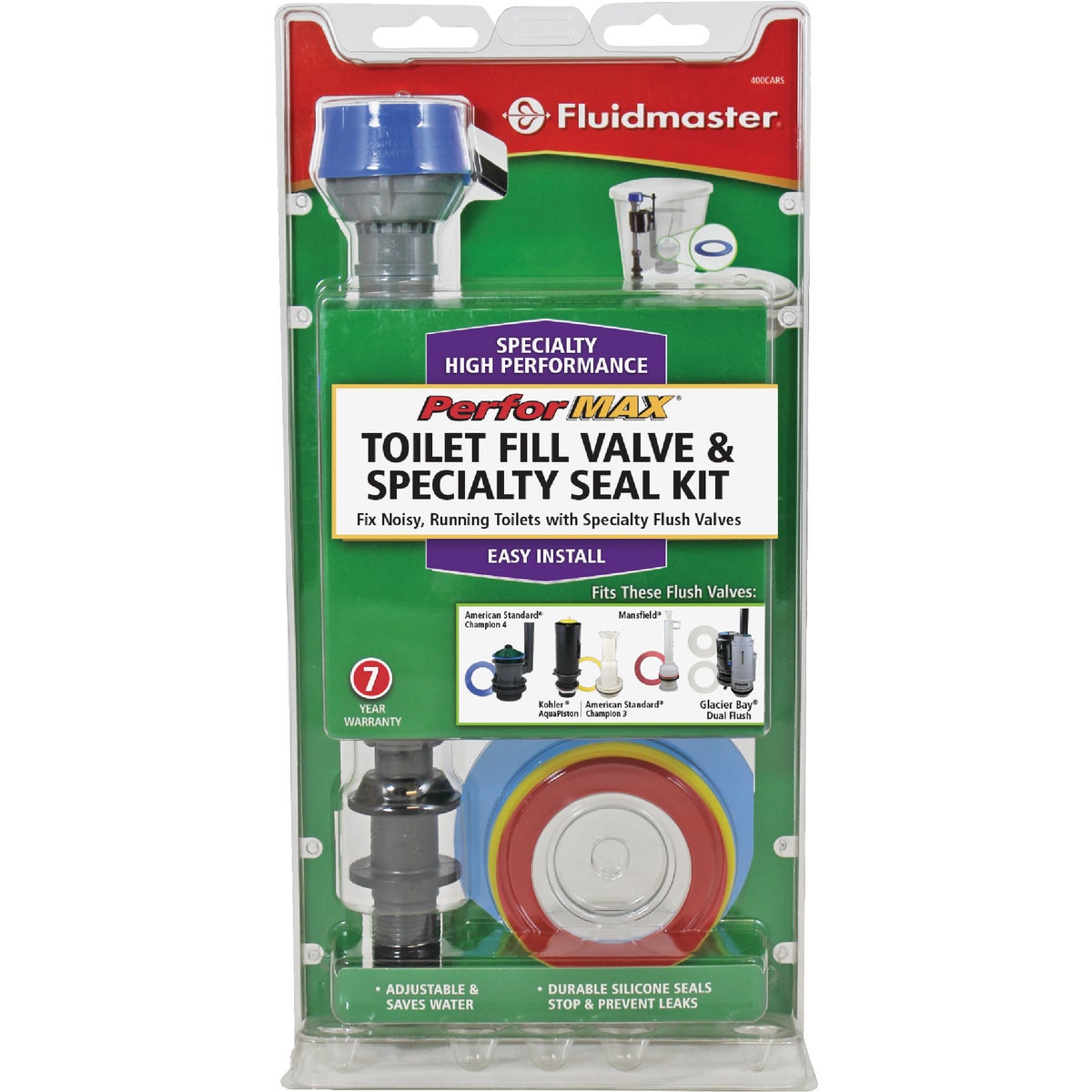 Fluidmaster PerforMAX Fill Valve & Flush Seal Kit