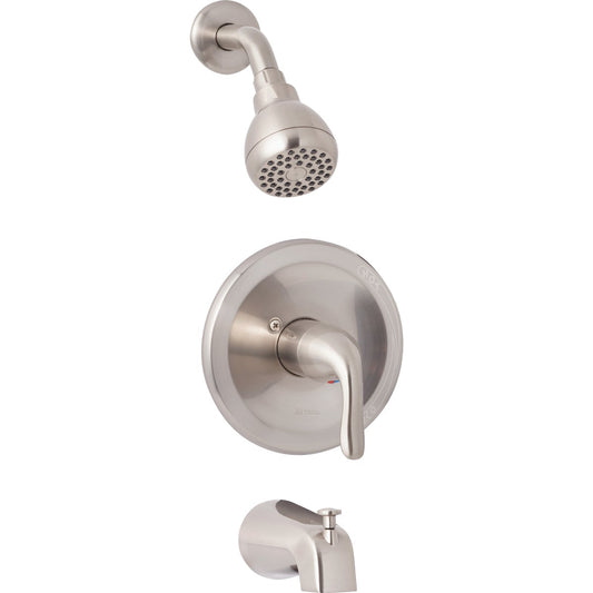 Home Impressions Brushed Nickel Single-Handle Metal Lever Tub & Shower Faucet