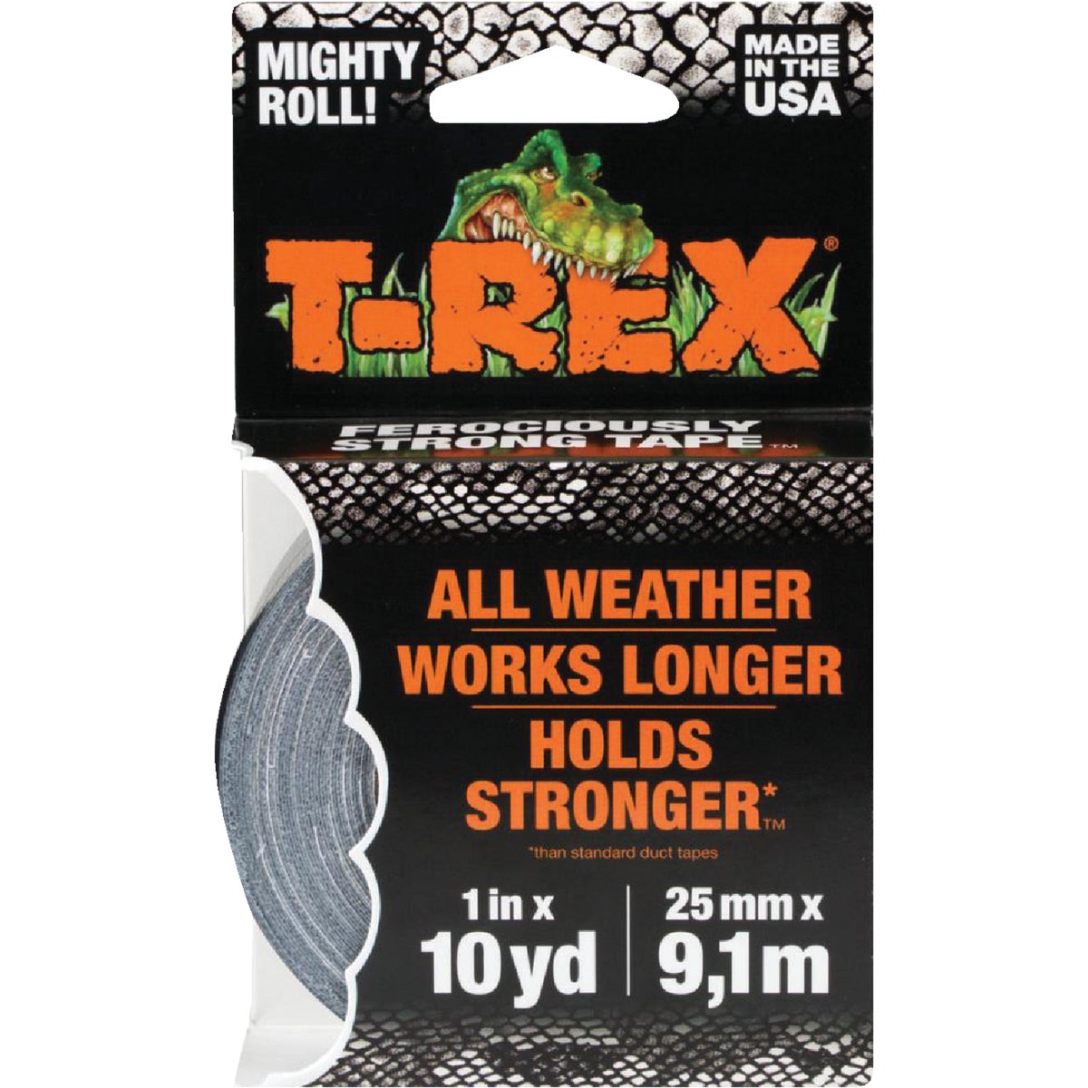 T-REX 1In. x 10 Yd. Duct Tape, Gray