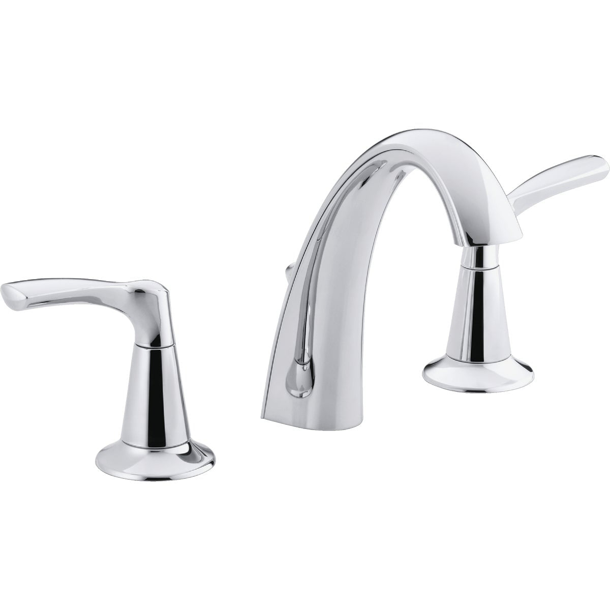 Kohler Mistos Chrome 2-Handle Lever 8 In. Widespread Bathroom Faucet with Pop-Up