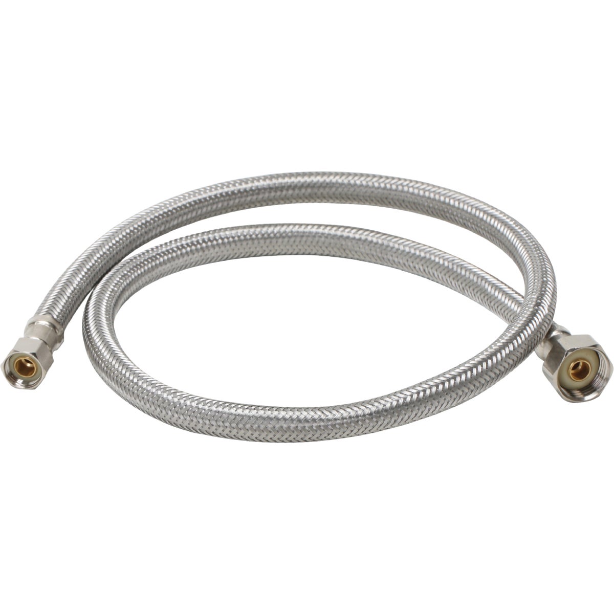 Fluidmaster 3/8 In. C x 1/2 In. FIP x 36 In. L Braided Stainless Steel Faucet Connector