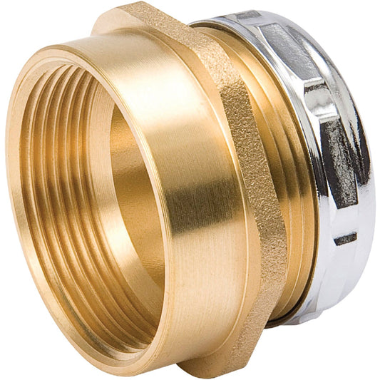 B&K 1-1/2 In. x 1-1/2 In. Brass Waste Adapter