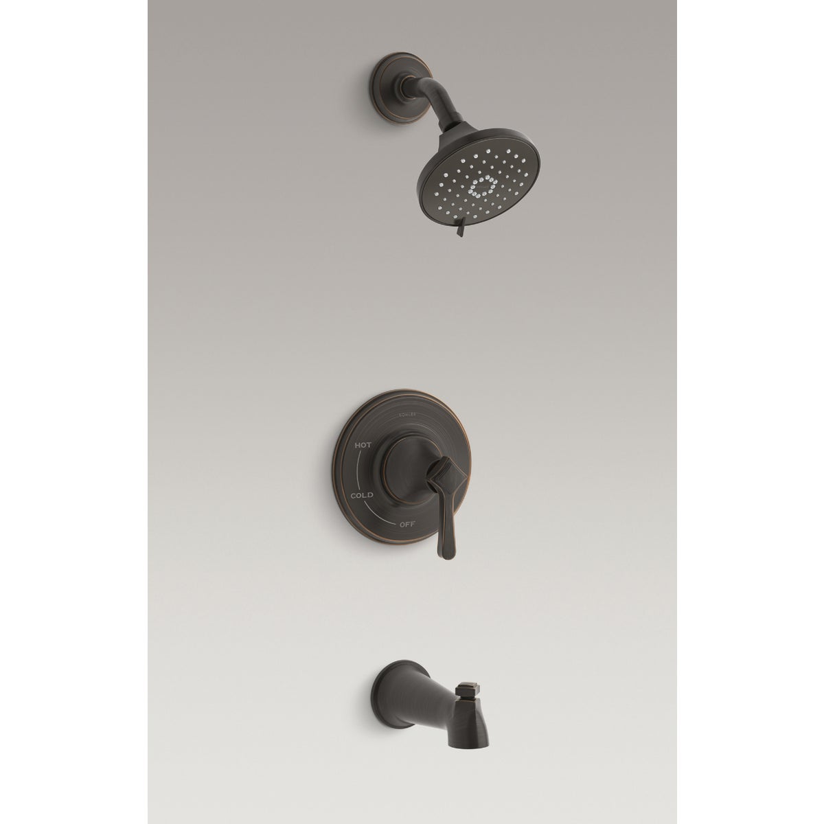 Kohler Georgeson Oil-Rubbed Bronze Single-Handle Water-Saving Tub & Shower Faucet