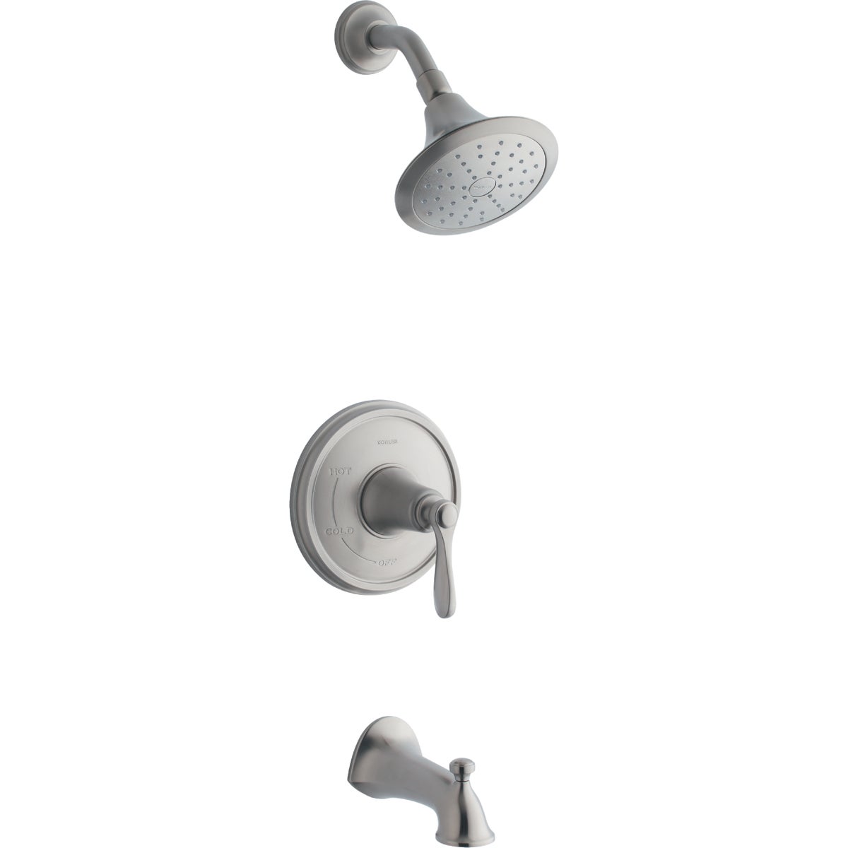 Kohler Linwood Brushed Nickel Single-Handle Tub & Shower Faucet