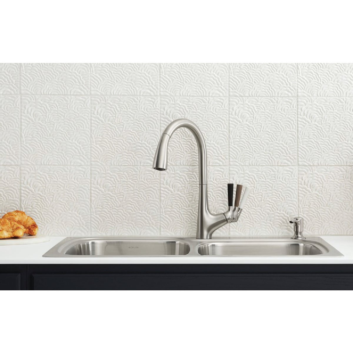 Kohler Malleco Single Handle Lever Pull-Down Kitchen Faucet, Stainless