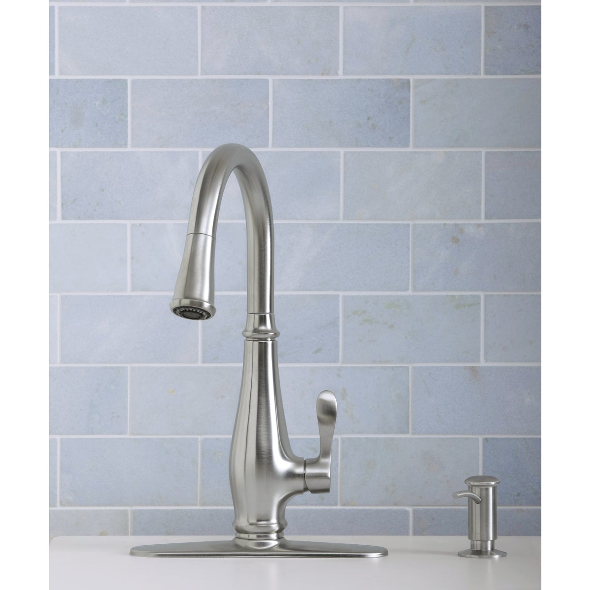 Kohler Cruette Single Handle Lever Pull-Down Kitchen Faucet, Stainless