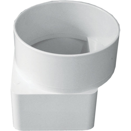 IPEX Canplas 3 In. x 4 In. x 4 In. Offset Downspout Adapter